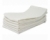 White linen napkin hire item