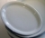 20 Inch White China Oval Platter hire