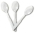 Small White Disposable Teaspoons catering item