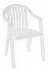 White garden chair rent or hire